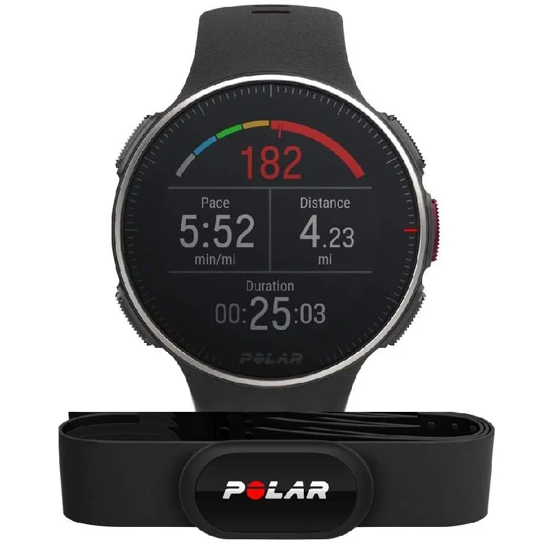 Unisex Stylish Style Watches-Polar 90075339 Vantage V Titan Sport Smartwatch