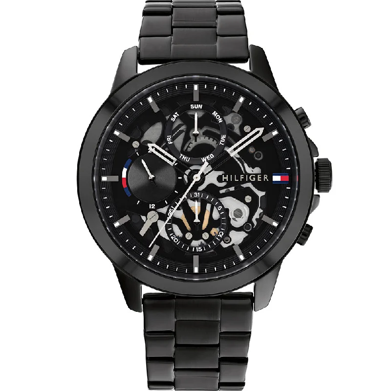 Men's Small Size Design Digital Watches-Tommy Hilfiger Henry 1710478 Multi-Function