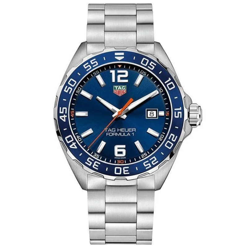 Men's Swiss Watch Factory-Tag Heuer Formula 1 Men's Blue Date Watch WAZ1010.BA0842