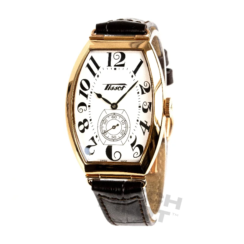 Men's Swiss Business Meeting Edition-Tissot Ladies Watch Heritage Porto Hand Wind White Brown T1285053601200 Men's Swiss Business Meeting Edition-Tissot Ladies Watch Heritage Porto Hand Wind White Brown T1285053601200