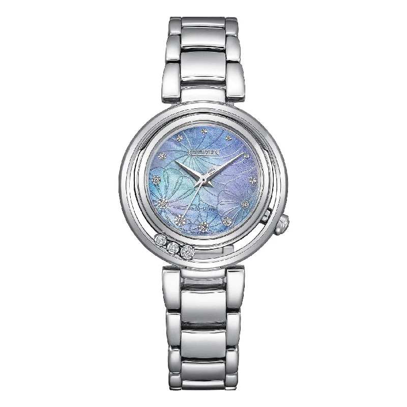 Women's Designer Style Mechanical Watches-Orologio da donna Citizen Arcly EM1110-81N madreperla e diamanti Women's Designer Style Mechanical Watches-Orologio da donna Citizen Arcly EM1110-81N madreperla e diamanti