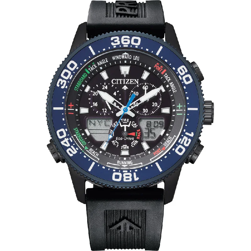 Men's Dive Watches with Updated Design Trends -Citizen Promaster Marine Yacht Timer JR4065-09E Men's Dive Watches with Updated Design Trends -Citizen Promaster Marine Yacht Timer JR4065-09E