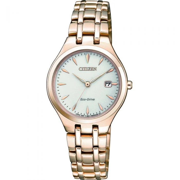 Men's Engraved Design Digital Watches-Citizen Eco-Drive EW2483-85B