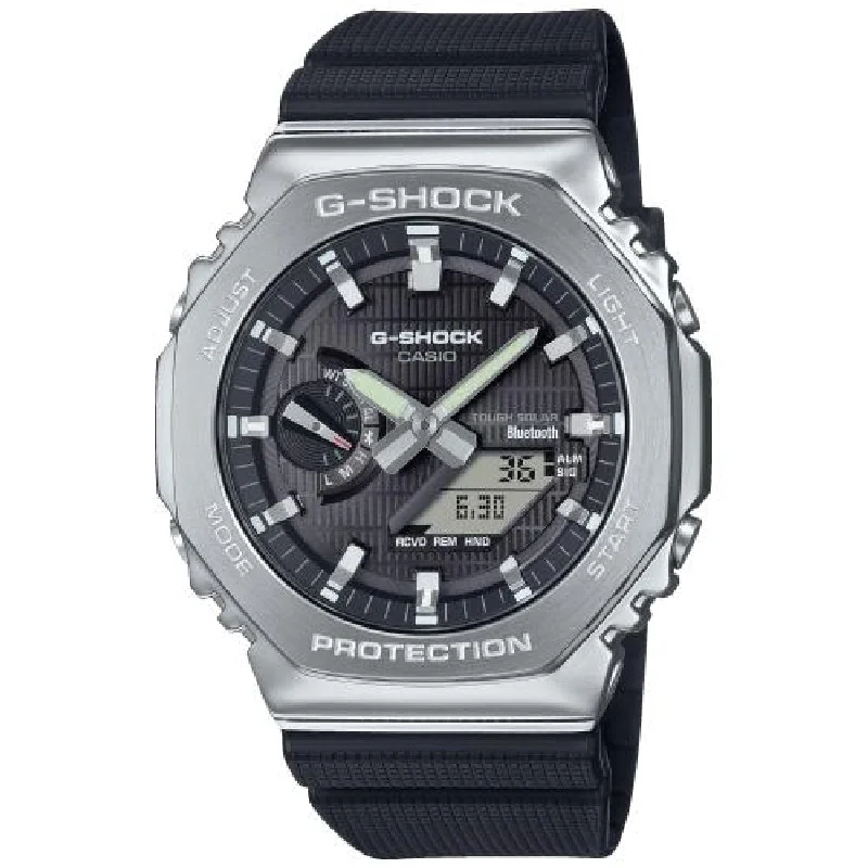 Men's American Made Style Sports Watches-Orologio G-Shock in acciaio GBM-2100-1AER carica solare e bluetooth Men's American Made Style Sports Watches-Orologio G-Shock in acciaio GBM-2100-1AER carica solare e bluetooth