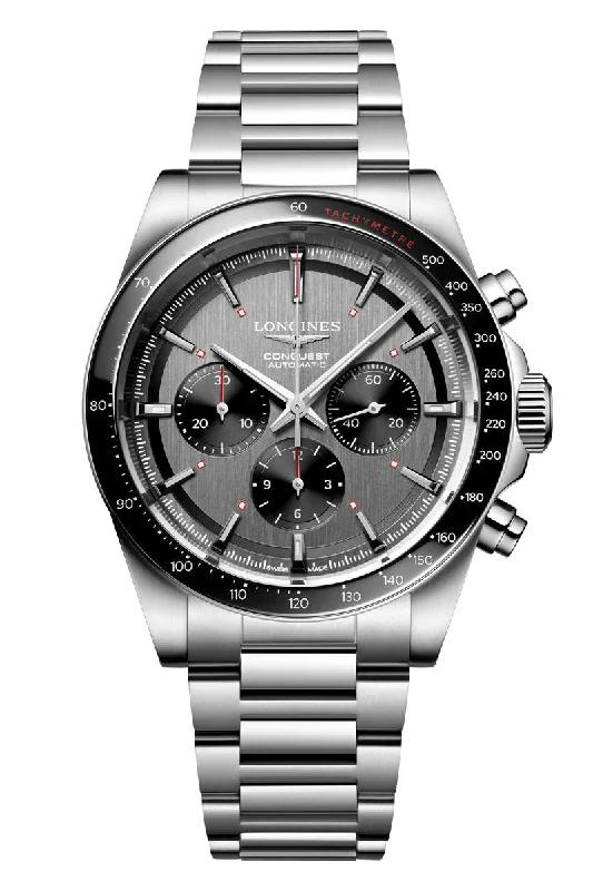 Men's Handmade Design Dress Watches-Longines Conquest Chrono Ski Edition L3.836.4.52.9