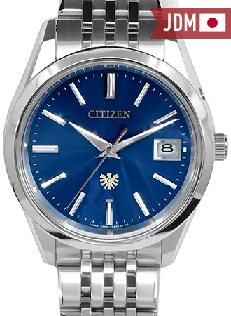 Men's Anniversary Style Dress Watches-The Citizen Super Titanium Blue Ref. AQ4100-57L