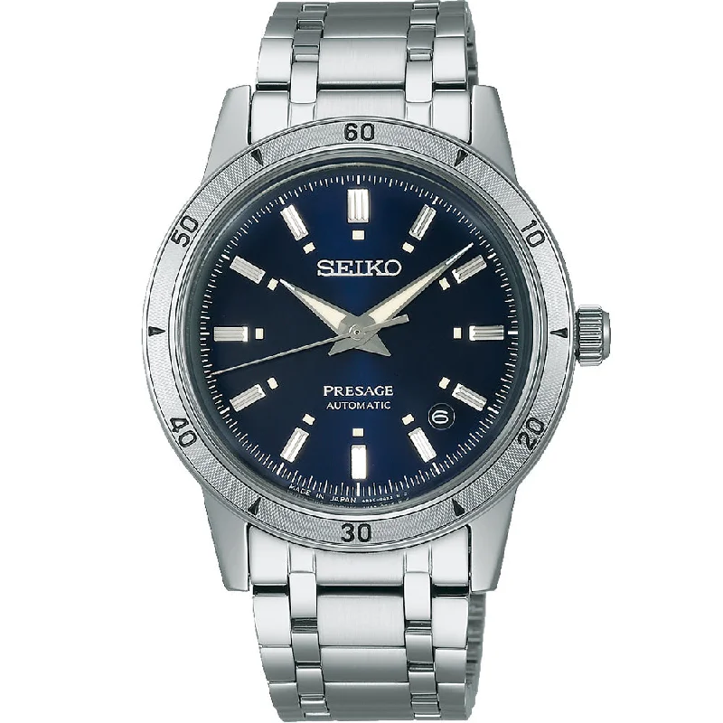 Men's Mechanical Watch Elegant Style-Seiko Presage SRPL07J Style 60's Automatic