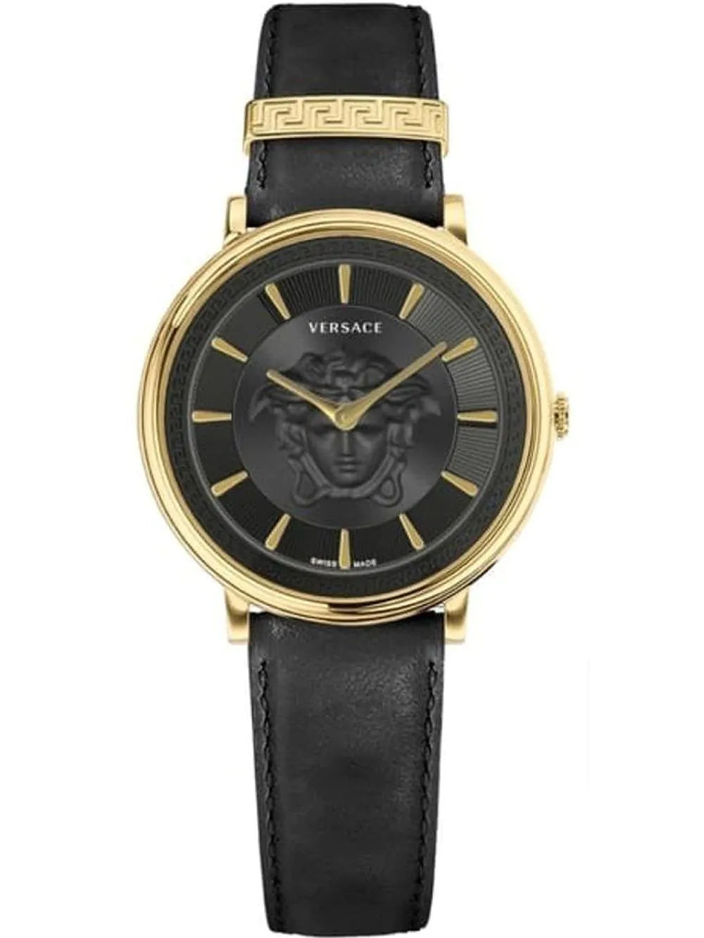 Men's Swiss New Year's Eve Edition-Versace Ladies Watch V-Circle 38mm Black VE8101919