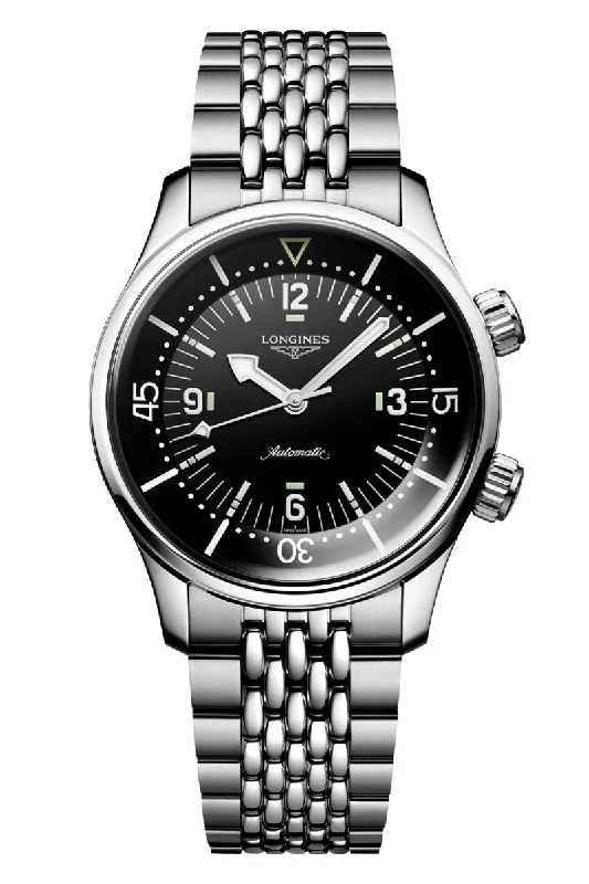 Men's Summer Dress Watches-Longines Legend Diver 39mm L3.764.4.50.6