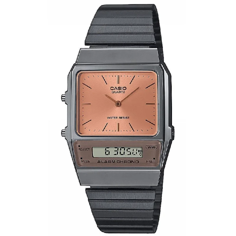 Unisex Stylish Design Watches-Casio Vintage Edgy Men's Orange Watch AQ-800ECGG-4AEF Unisex Stylish Design Watches-Casio Vintage Edgy Men's Orange Watch AQ-800ECGG-4AEF