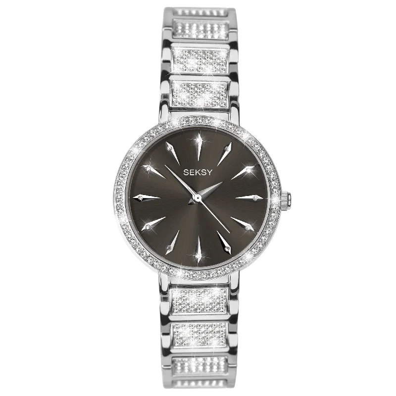 Men's Elegant Slim Watches-Sekonda 2731 Ladies Black Sunray Seksy Watch