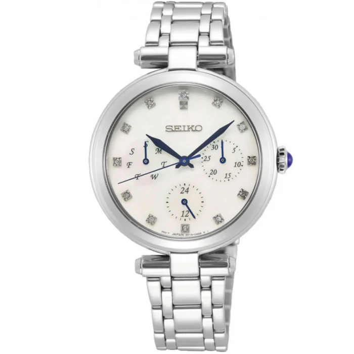 Men's Birthday Style Men's Watches-Seiko Caprice 12 Diamonds Classic White Ladies Watch SKY663P1 Men's Birthday Style Men's Watches-Seiko Caprice 12 Diamonds Classic White Ladies Watch SKY663P1