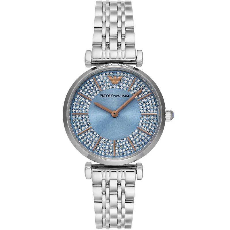 Men's Automatic Wind Digital Watches-Emporio Armani AR11594 Gianni T-Bar