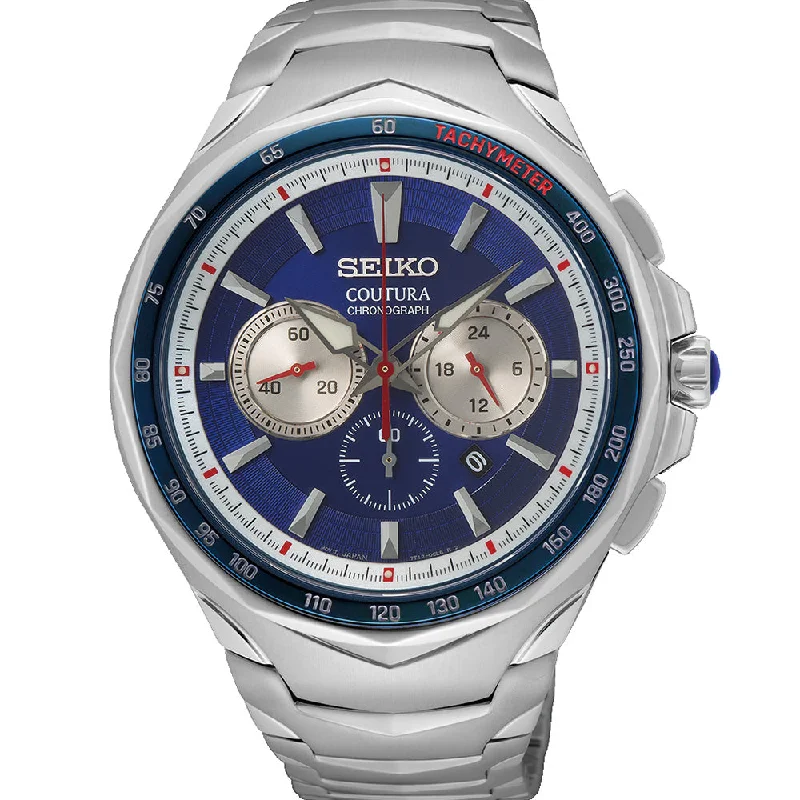 Men's New Year's Eve Style Men's Digital Watches-Seiko Coutura SRWZ21P-9 Chronograph