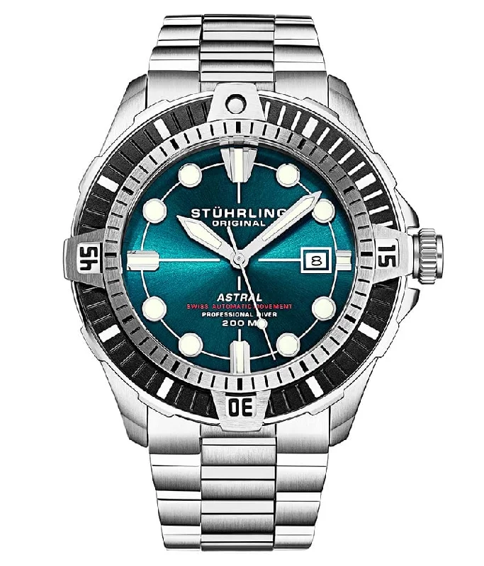 Green Dial/Silver Case/Silver Bracelet