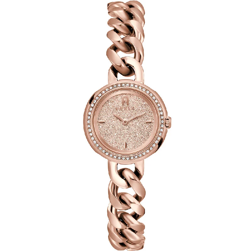 Women's Party Wear Style Dress Watches-Furla WW00019013L3 Chain Round
