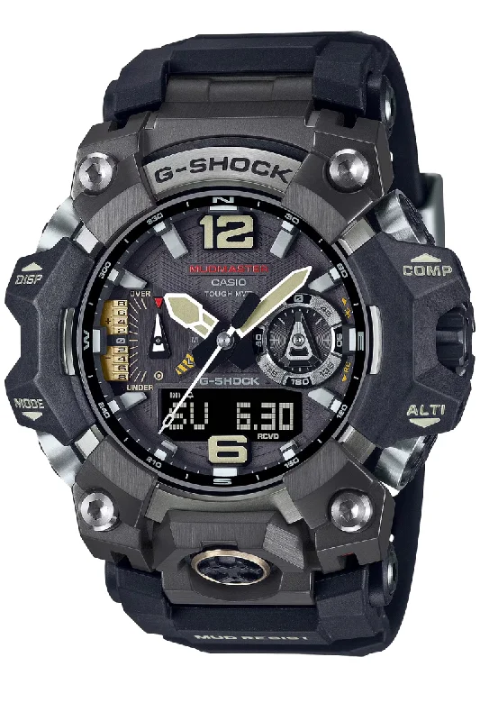 Men's Quartz Movement Dress Watches-G-Shock Master of G Mudmaster GWGB1000-1A