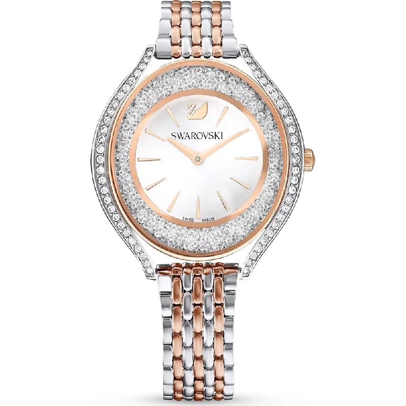 Men's Swiss Hybrid Edition-Swarovski Crystalline Aura Rose Gold Watch 5644075