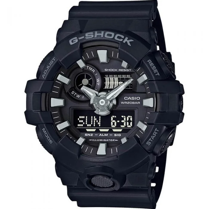 Men's Dive Watches with Clear Visibility in Low Light -G-Shock GA700-1B B