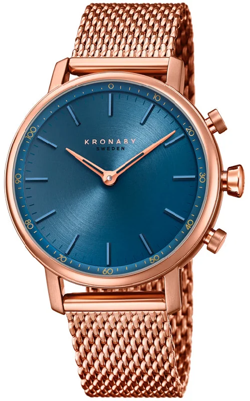 Ladies Smart Watches with Bluetooth Connectivity-Kronaby Carat Smartwatch