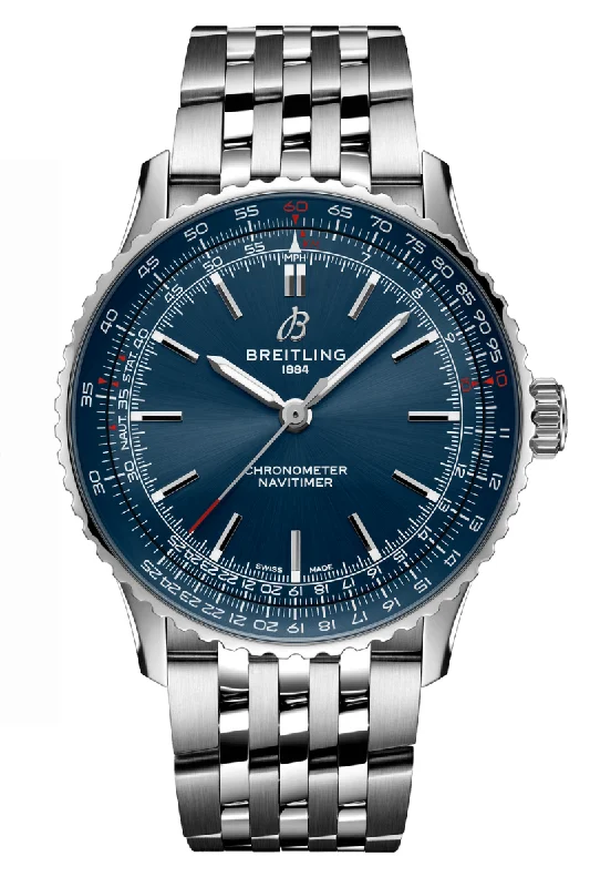 Men's Monogrammed Style Dress Watches-Breitling Navitimer Automatic 41 A17329161C1A1