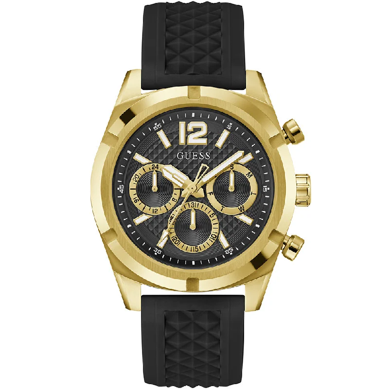 Men's Italian Made Style Digital Watches-Guess Resistance GW0729G2 Multi-Function