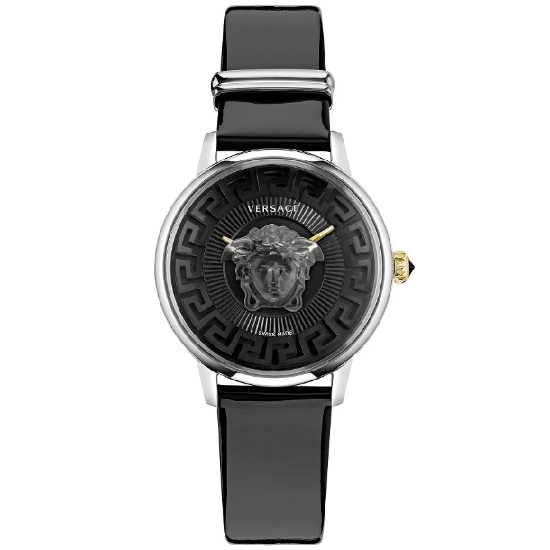 Men's Swiss Hybrid Edition-Versace Medusa Alchemy Ladies Black Watch VE6F00123
