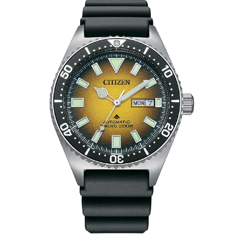 Men's Mechanical Watch Holiday Season Edition-Citizen Promaster Marine NY0120-01X Automatic