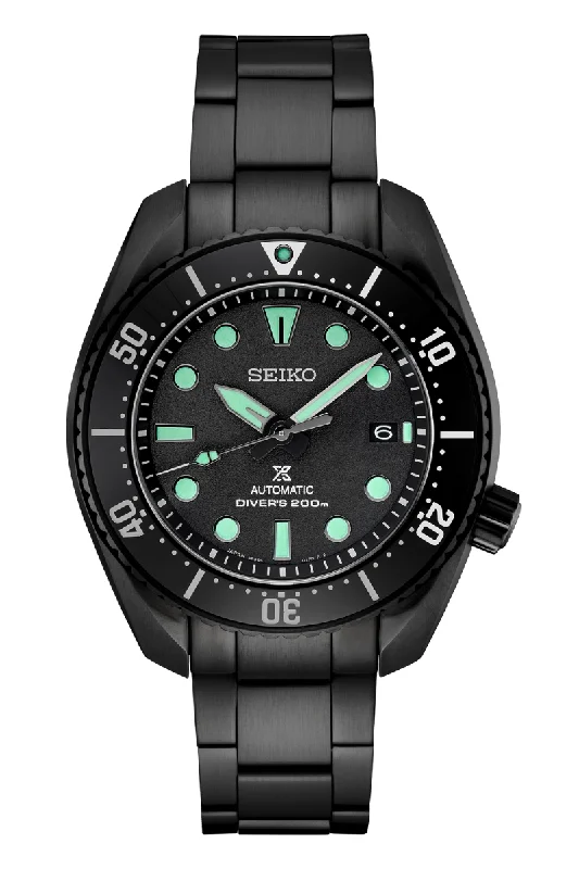Men's Spring Design Dress Watches-Seiko Prospex Black Series Limited Edition SPB433