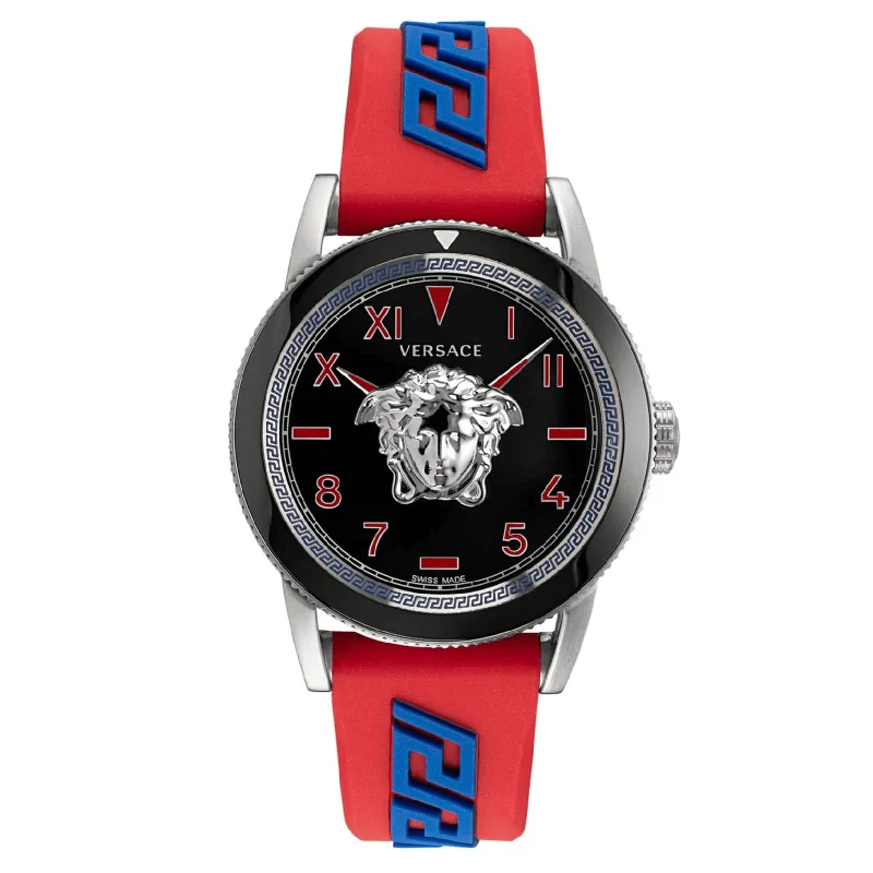 Men's Swiss Watch Reviews-Versace Men's Watch V-Palazzo Red VE2V00622