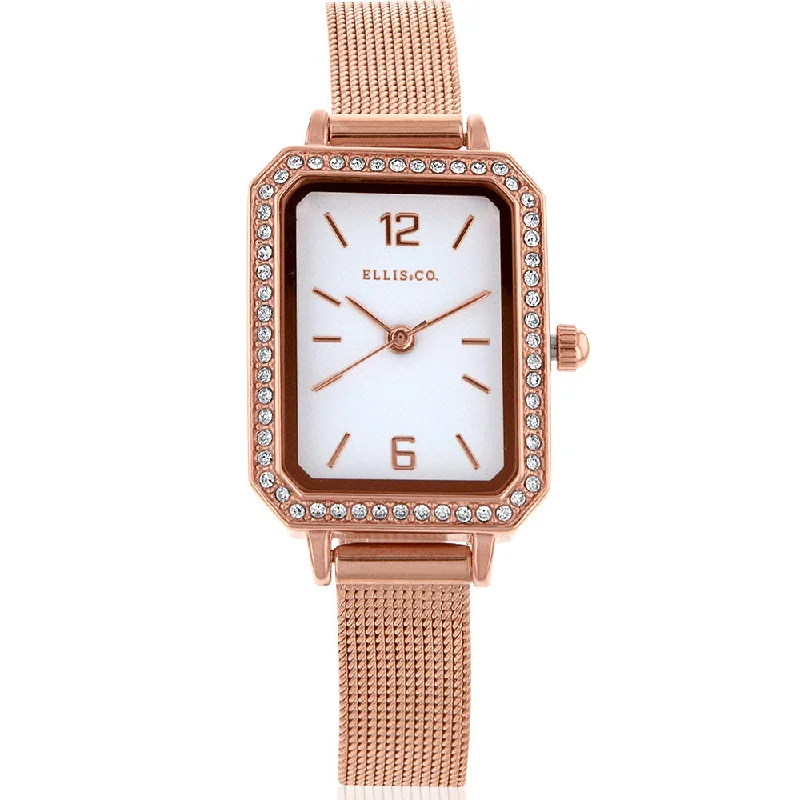 Women's Leather Strap Dress Watches-Ellis & Co Lola
