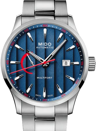 Men's Party Wear Style Dress Watches-Multifort Power Reserve Blue Ref. M038.424.11.041.00