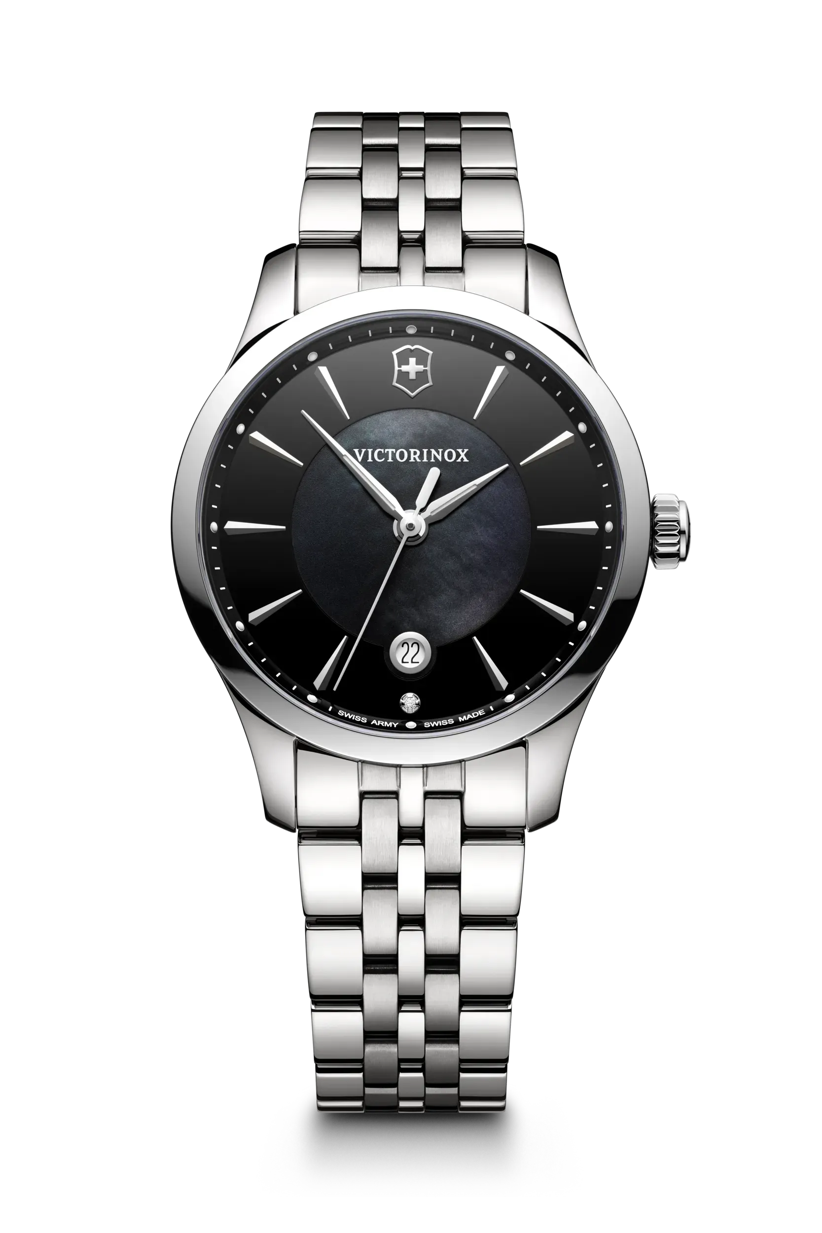 Men's Swiss Watch Smart Edition-Victorinox Alliance Small Ladies' Black Watch 241751