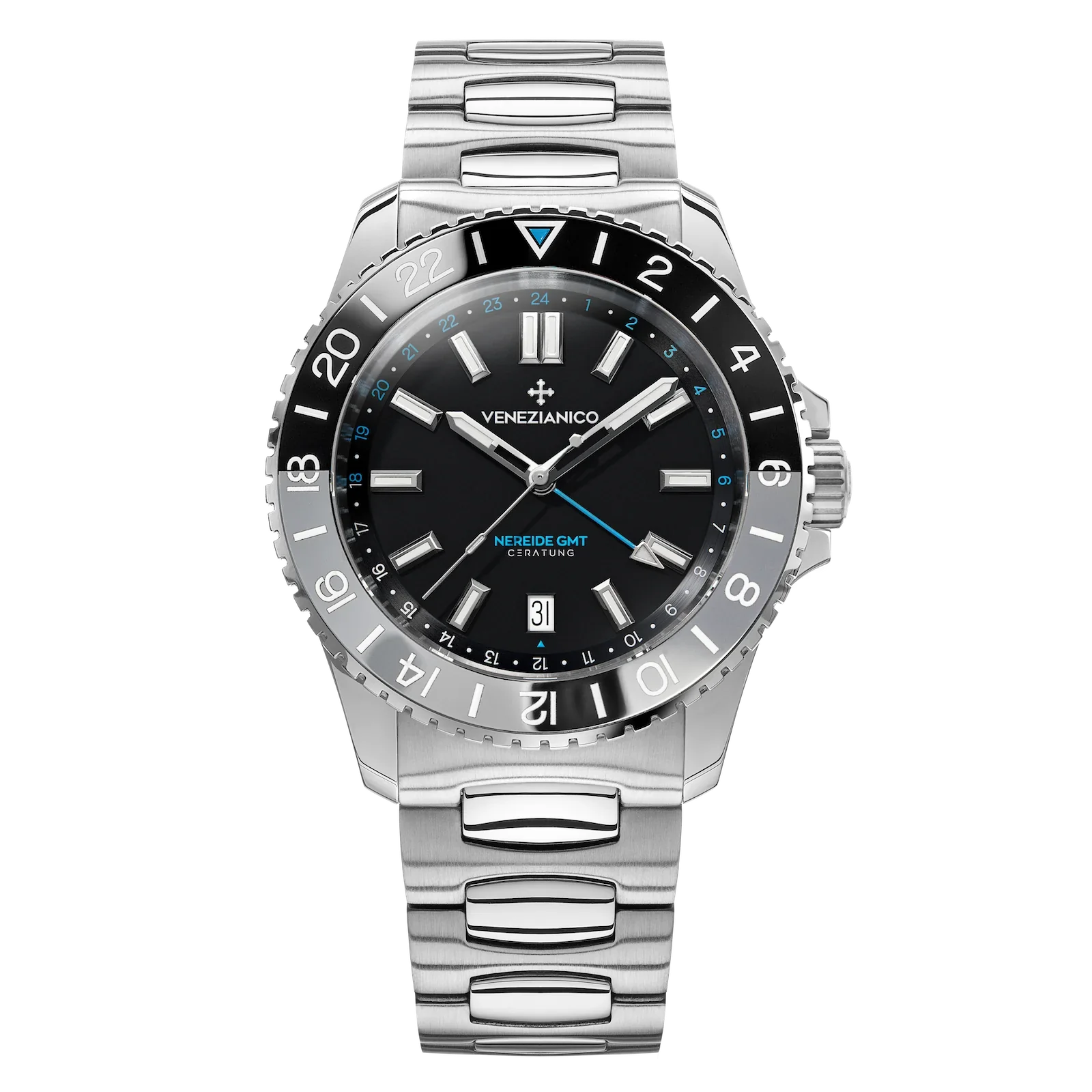 Men's Swiss Watch Smart Edition-Venezianico Automatic Watch Nereide GMT Ceratung™ 4821501C