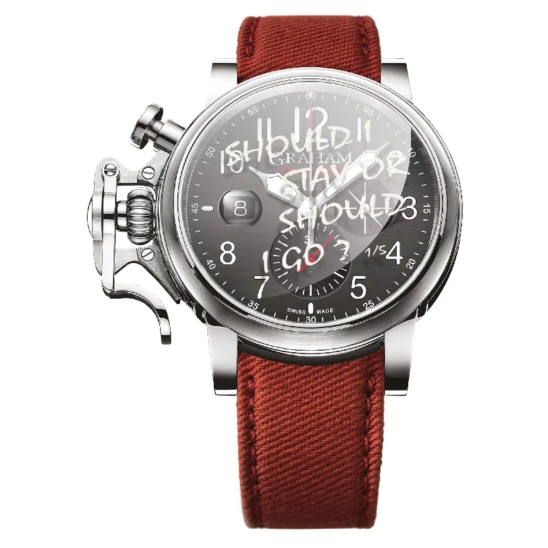 Men's Field Watches Personalized-Graham Brown Chronofighter Grand Vintage Watch 2CVDS.B29B Men's Field Watches Personalized-Graham Brown Chronofighter Grand Vintage Watch 2CVDS.B29B