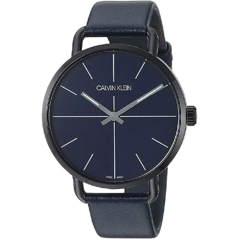 Men's Swiss Wedding Edition-Calvin Klein Watch Even Blue K7B214VN