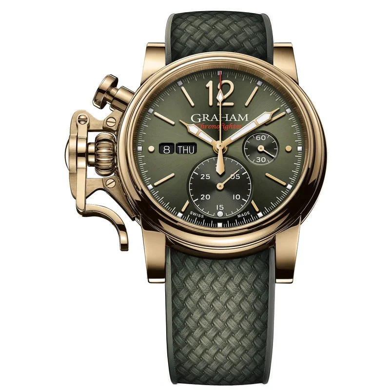 Men's Swiss Watch Analog Edition-Graham Green Chronofighter Vintage Watch 2CVAK.G02A