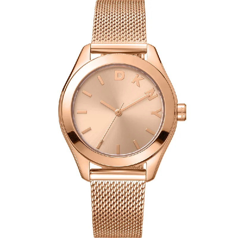Women's Customized Dress Watches-DKNY Astoria Logo DK1L032M0035