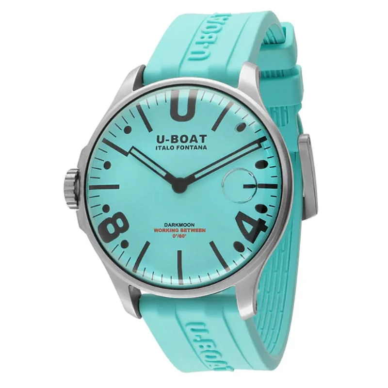 Men's Swiss Occasional Edition-U-Boat Watch Darkmoon 44 Aquamarine 8966