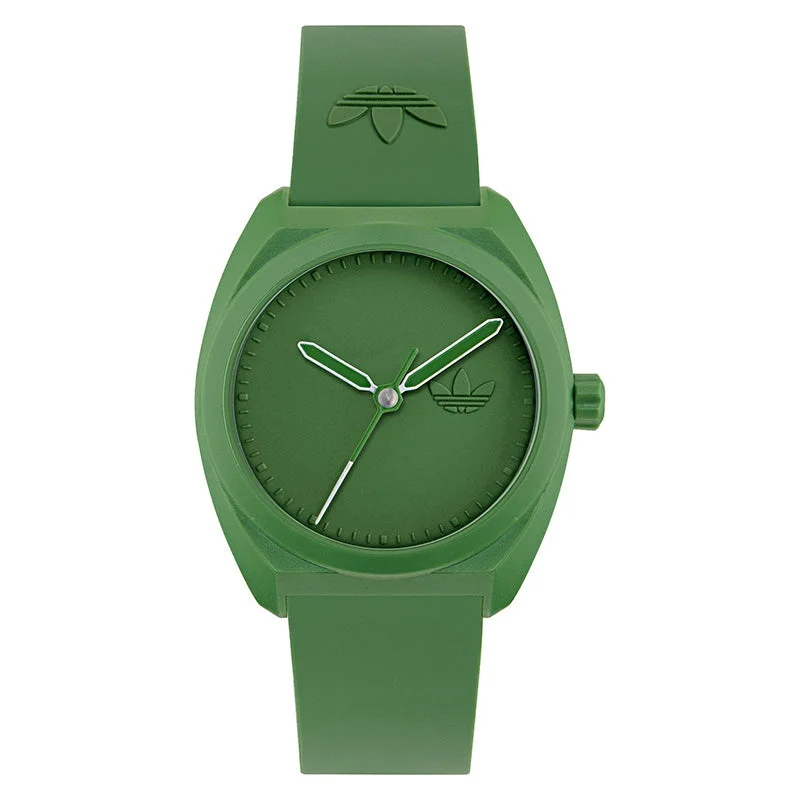 Unisex International Brand Style Watches-Adidas Originals Project Three Unisex Green Watch AOST24053