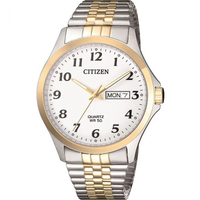 Men's Quartz Watch Tonneau Case Edition-Citizen Quartz BF5004-93A