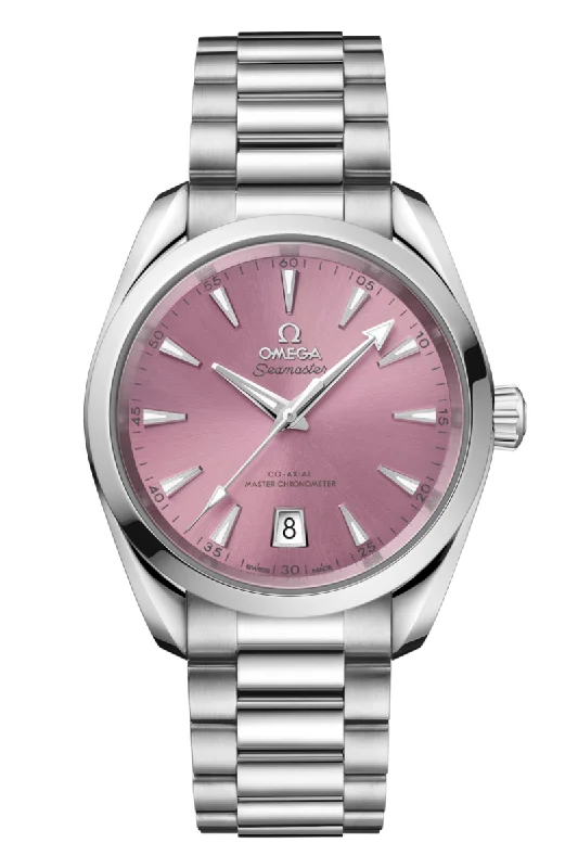 Men's American Made Style Dress Watches-Omega Seamaster Aqua Terra Shades 150M Master Chronometer 38mm 220.10.38.20.10.005