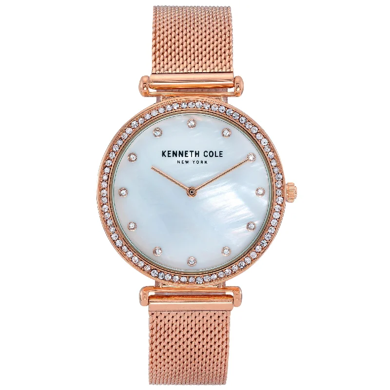 Men's Elegant Design Dress Watches-Kenneth Cole Ladies Rose Gold Watch KC50927004