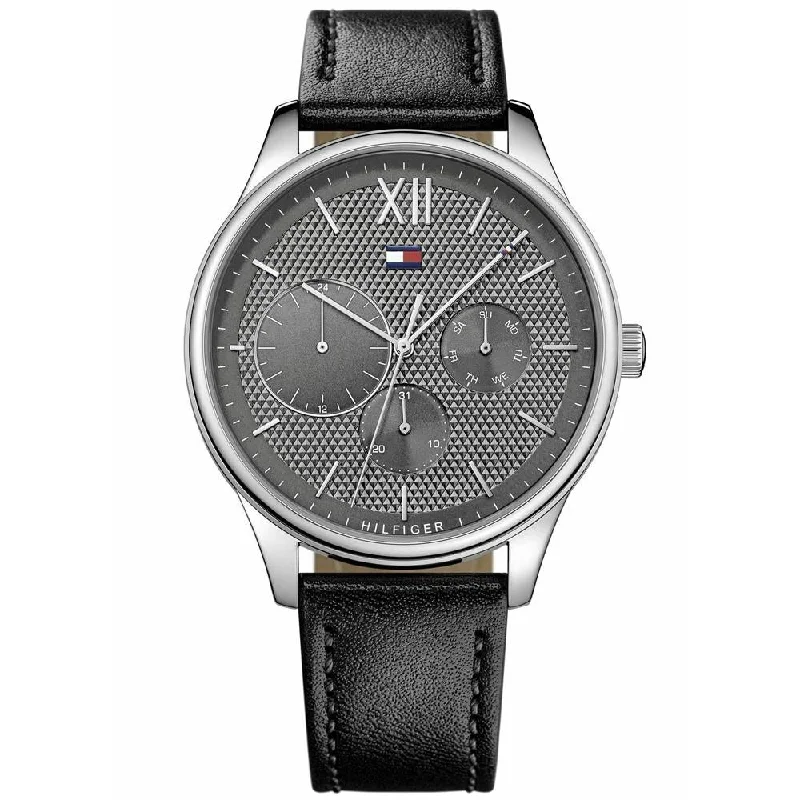 Men's Fashionable Design Dress Watches-Tommy Hilfiger 1791417 Men's Gray Chronograph Watch