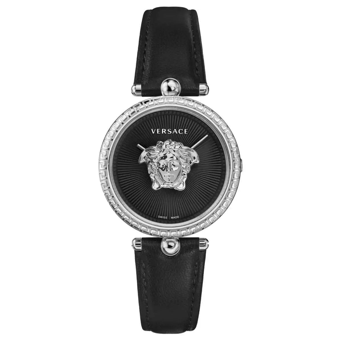 Men's Swiss Watch Eco-Drive Edition-Versace Ladies Watch Palazzo Empire 34mm Black VECQ01020