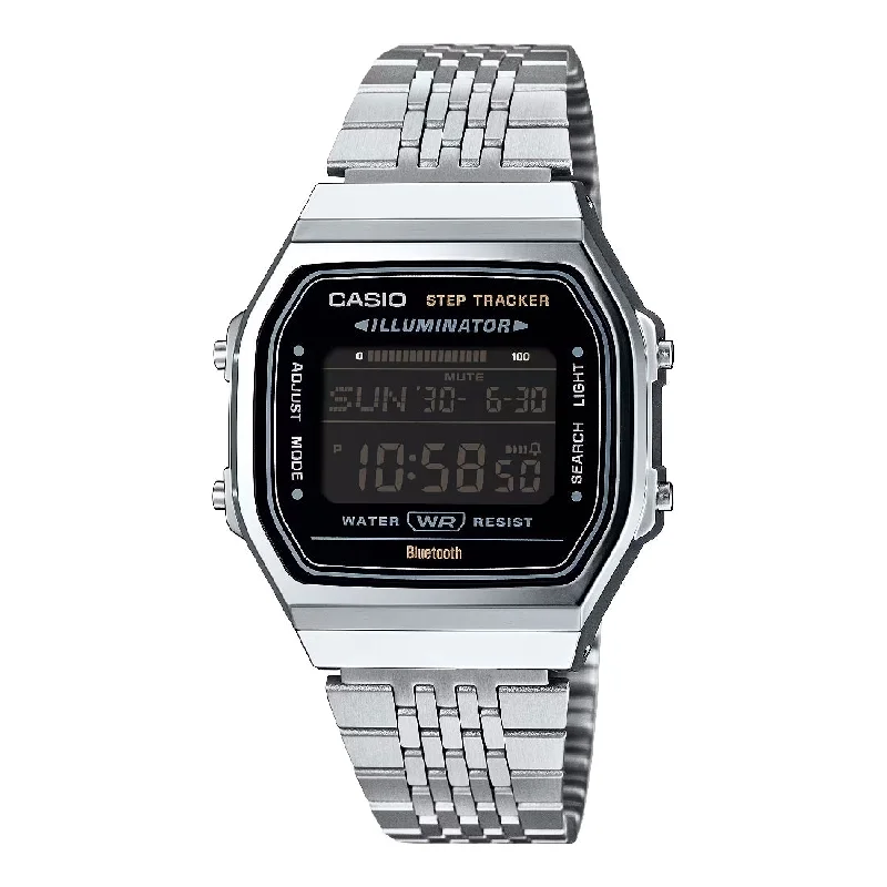Women's Winter Design Mechanical Watches-Casio Vintage ABL-100WE-1BEF Bluetooth display negativo Women's Winter Design Mechanical Watches-Casio Vintage ABL-100WE-1BEF Bluetooth display negativo
