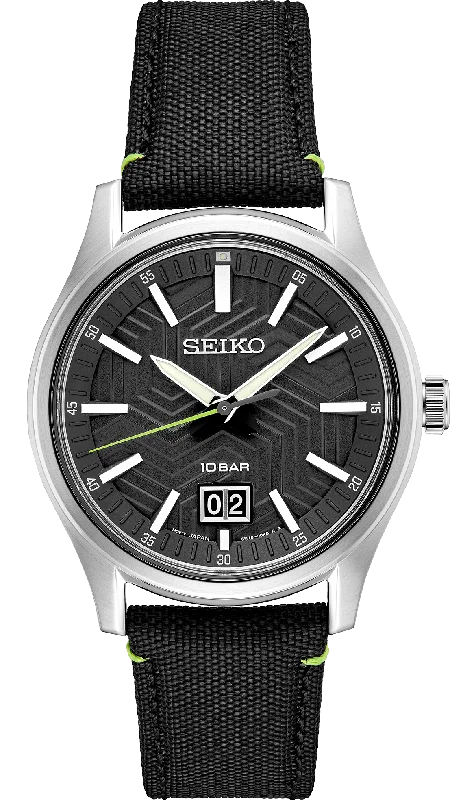 Men's Seiko Eco-Drive Style Watches-SUR517