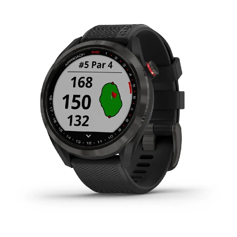 Men's Engagement Design Sports Watches-Orologio Garmin per il golf Approach S42 nero 010-02572-00