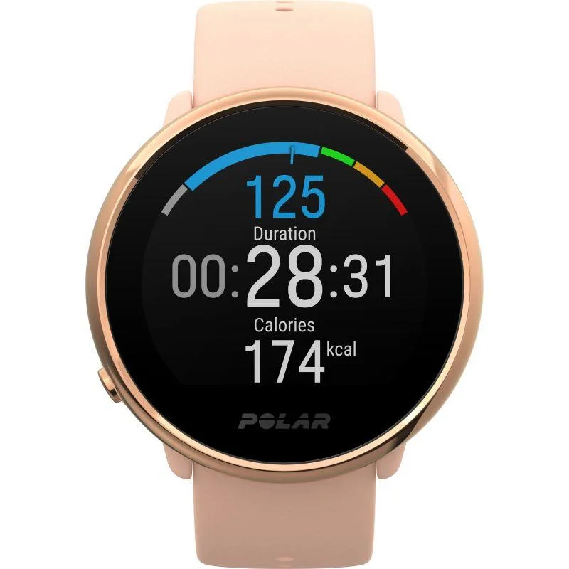 Unisex Automatic Wind Style Watches-Polar 90079898 Ignite Pink Fitness Smartwatch