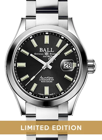 Men's Valentine's Day Style Dress Watches-Engineer Master II Endurance 1917 40mm Black - Ltd 1000pcs Ref. NM3000C-S2C-BK